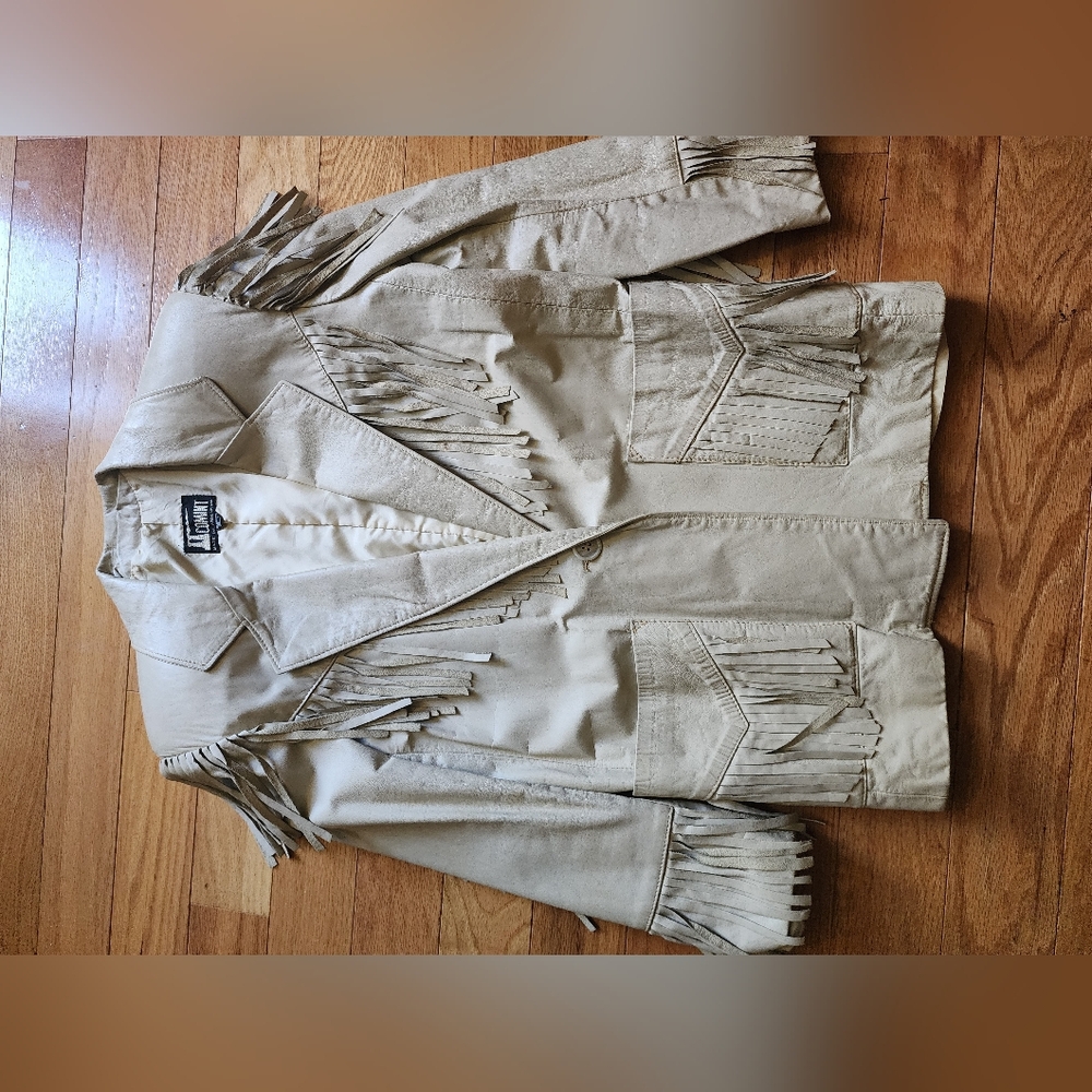 Vintage leather Comint Jacket